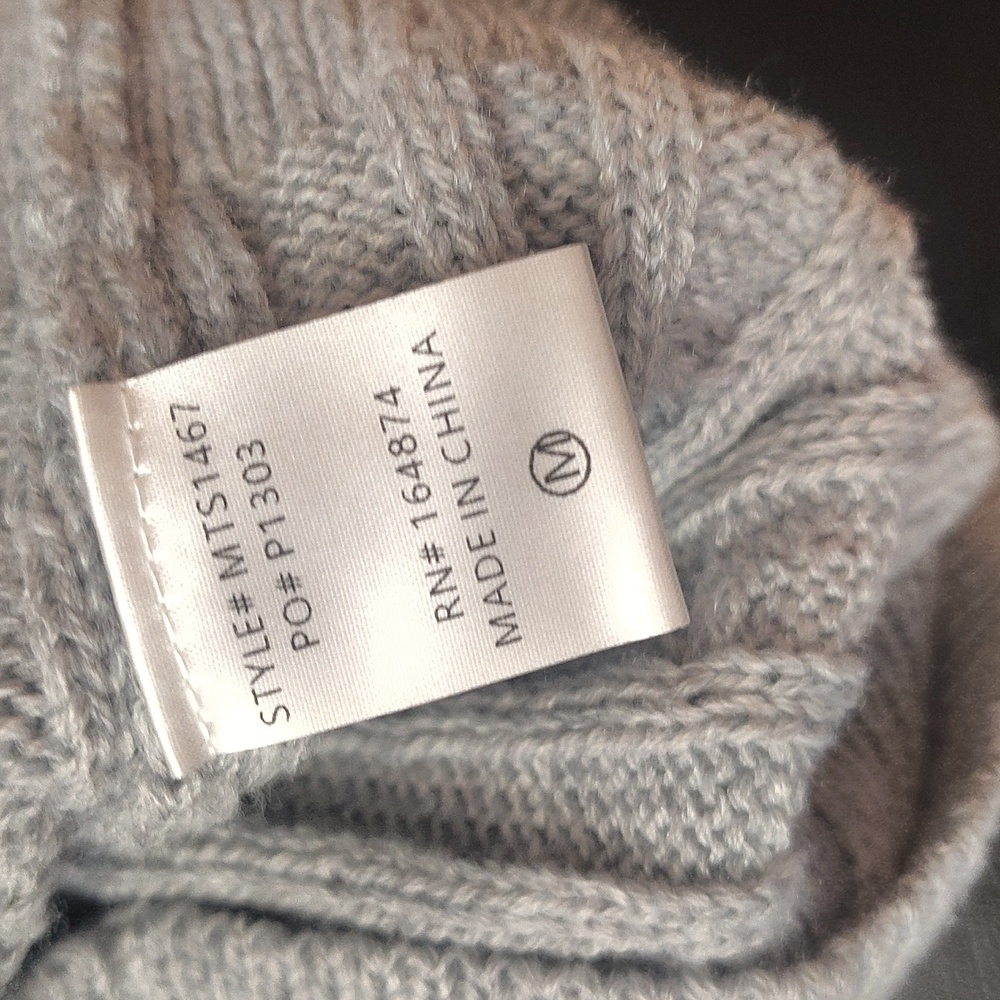Gray Cable Knit Tube Top HONEY 🍯 🍯 🍯 MANGO 🥭🥭🥭🥭🥭 - Picture 8 of 13